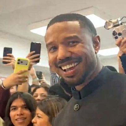 Michael B. Jordan é cercado por fãs em In-N-Out após vitória no Oscar 2026