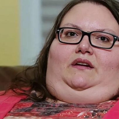 Antes e depois de Lindsey, que pesava 294 kg, em Quilos Mortais