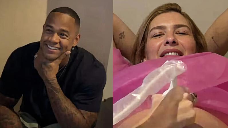 Léo Santana acompanha Lore Improta em ultrassom e vê semelhança do filho