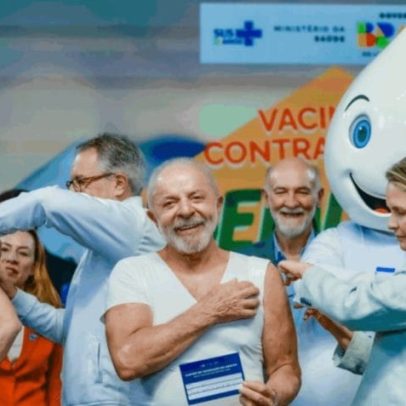 Lula e Alckmin se vacinam; governo inicia campanha da gripe