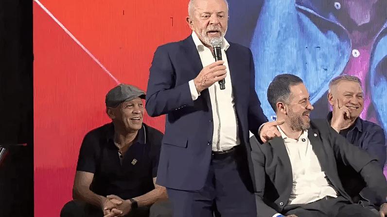 Lula voltou a lamentar a redução de 0,25 ponto percentual da Selic durante anúncio da pré-candidatura de Fernando Haddad ao governo de São Paulo