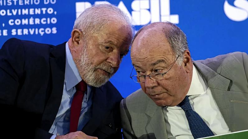O presidente Lula (PT) e o chanceler Mauro Vieira. Foto: Marcelo Camargo/Agência Brasil