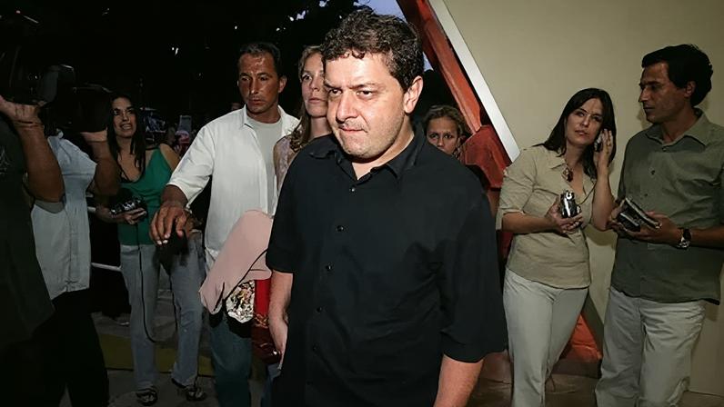 Fábio Luis Lula da Silva (Lulinha), ao centro, filho do presidente Luiz Inácio Lula da Silva