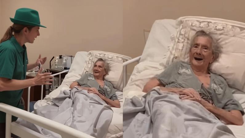 Maitê Proença posta vídeo da mãe de Ney Matogrosso — Foto: Reprodução/Instagram