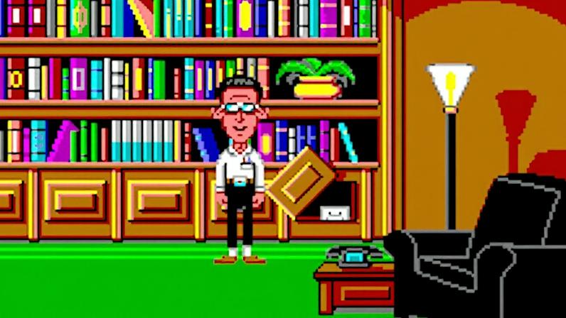 A Maniac Mansion screenshot.