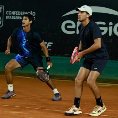 Marcondes, Ribeiro e Zormann disputam as semifinais de duplas em Brasília