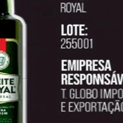 Anvisa proíbe azeite extravirgem da Royal após fraude identificada