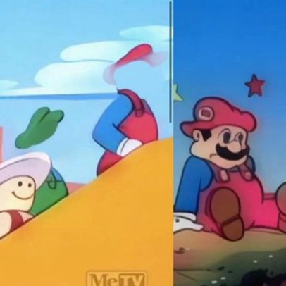 Desenho do Super Mario Bros. é relançado e modificado com IA
