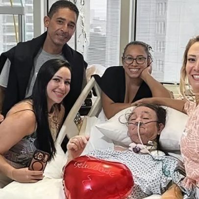 Marquito comemora aniversário ao lado da família durante internação