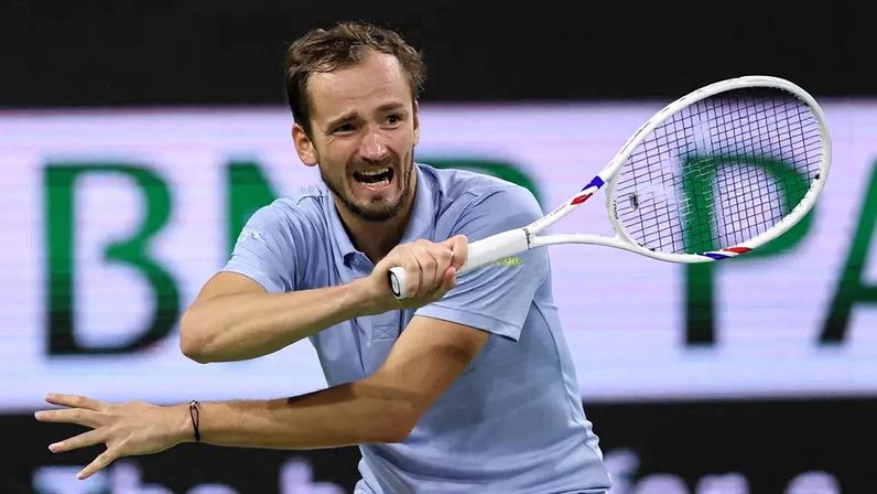 Daniil Medvedev durante Indian Wells (Foto: MATTHEW STOCKMAN / GETTY IMAGES NORTH AMERICA / Getty Images via AFP)