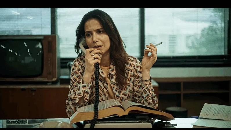 Mel Lisboa interpreta a jornalista Silvana em "A Conspiração Condor"