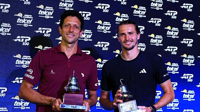 Alexander Zverev e Marcelo Melo (Foto: Abierto Mexicano de Tenis)