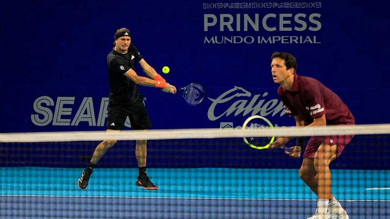 Alexander Zverev e Marcelo Melo (Foto: Abierto Mexicano de Tenis)