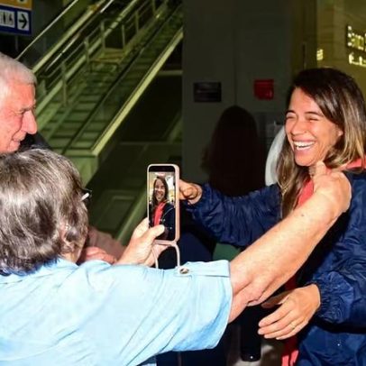 Miá Mello chega ao Brasil após ficar retida no Catar por guerra