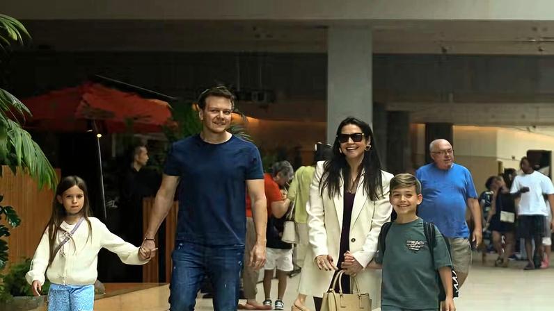 Michel Teló e Thais Fersoza — Foto: Edson Douglas/AgNews