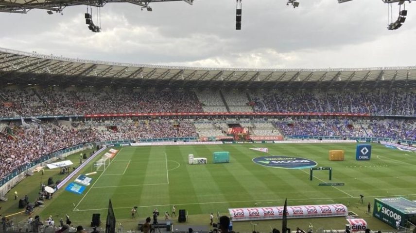 Estádio do Mineirão antes da final do Campeonato Mineiro, entre Atlético-MG e Cruzeiro