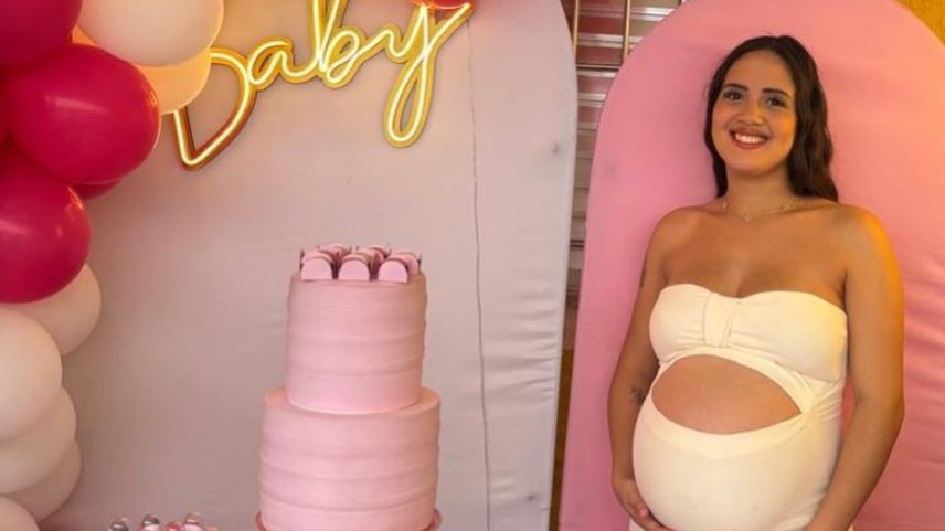 Chá de bebê e enxoval pronto, esperando a "menina" — Foto: Reprodução/Instagram