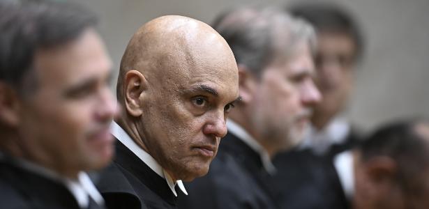 Ministro Alexandre de Moraes na cerimônia de início do ano judiciário