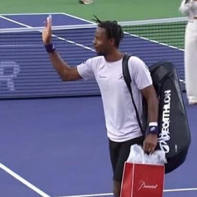 Torcida celebra despedida de Monfils; veja como foi
