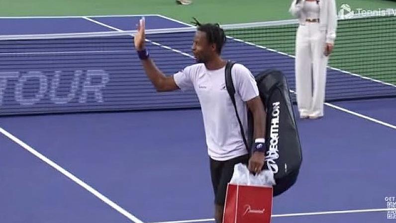 Monfils se despede de Indian Wells