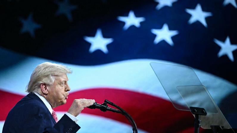 Donald Trump, fotografado em Miami, no dia 27 de março