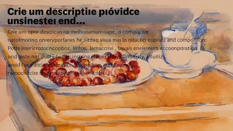 obra 'Natureza Morta com Cerejas', de Cézanne