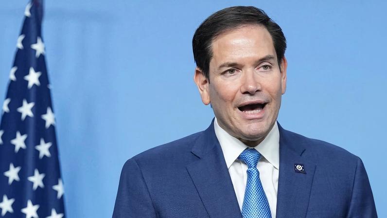O secretário de Estado dos EUA, Marco Rubio