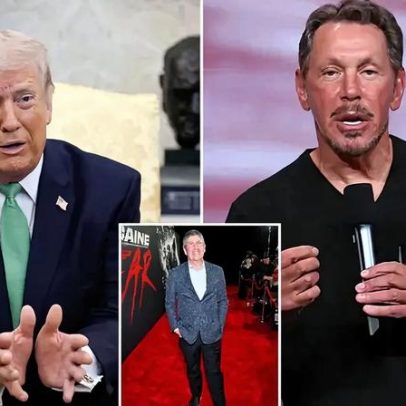 Conversa privada de Larry Ellison com Trump surge em caso envolvendo Jeff Shell