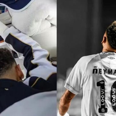 Neymar reza após não ser convocado para a Seleção