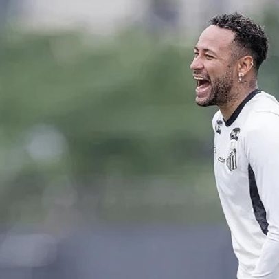 Neymar fica fora contra Mirassol e exibe drible no treino do Santos