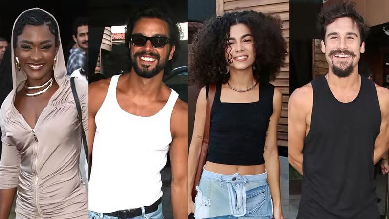 Erika Januza, Rodrigo Simas, Samantha Jones e Nicolas Prattes — Foto: Rogério Fidalgo/Agnews