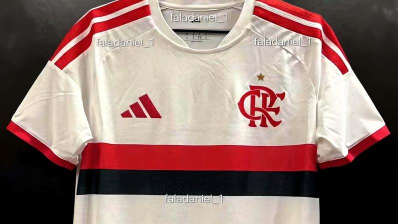 Nova segunda camisa do Flamengo para 2026 vaza na internet — Foto: @faladaniel_1