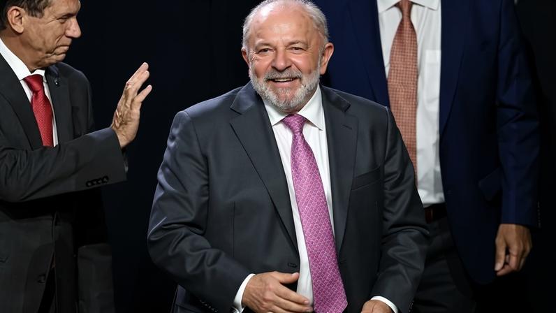 Presidente Lula na abertura da 2ª Conferência Nacional do Trabalho, em SP
