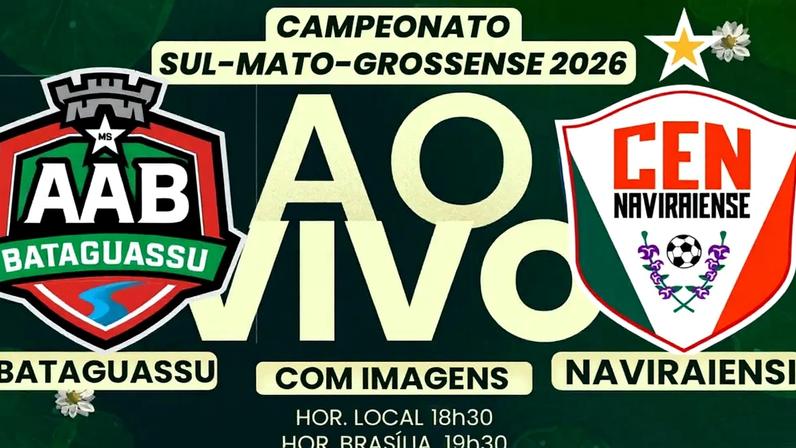 Lance!TV transmite Bataguassu x Naviraiense ao vivo pelo Sul-Mato-Grossense