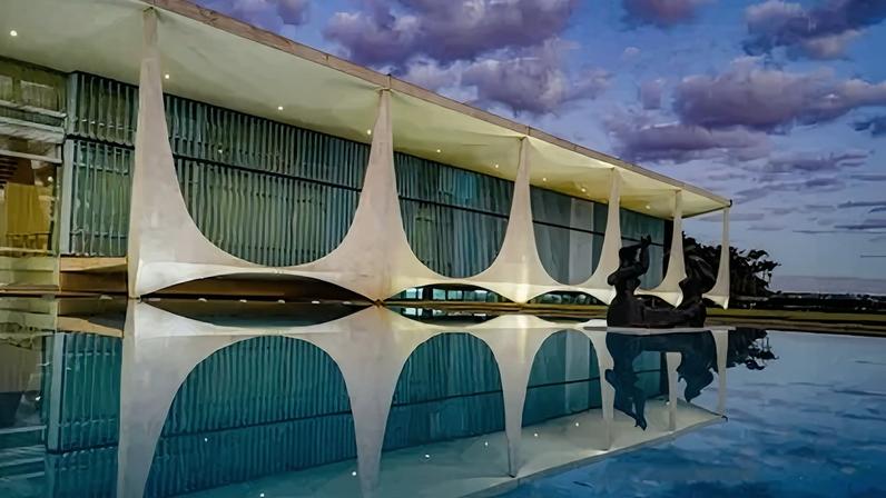 Palácio da Alvorada, em Brasília, presidência da República, governo federal