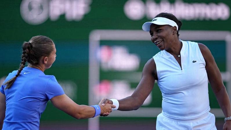 Diane Parry e Venus Williams (Foto: BNP Paribas Open)
