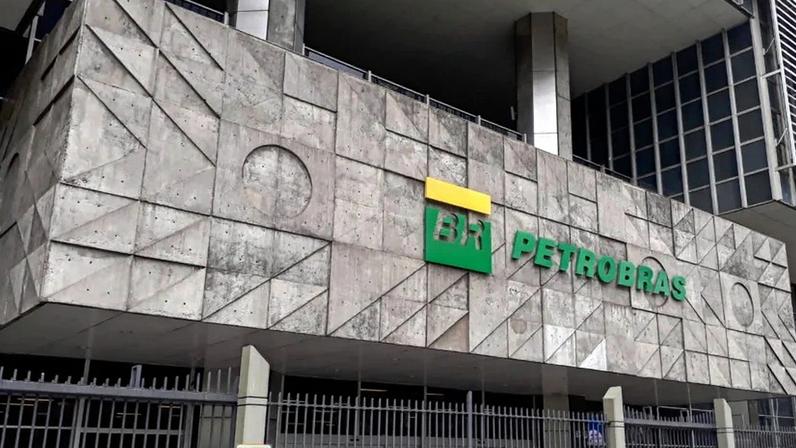 Fachada do escritório da Petrobrás no Rio de Janeiro.