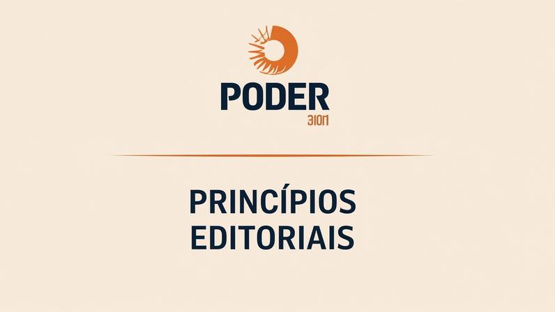 arte sobre princípios editoriais do Poder360