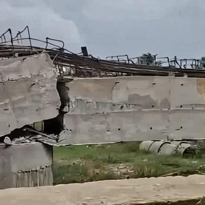 Ponte no CE orçada R$ 2,3 milhões com verba federal cai antes da inauguração