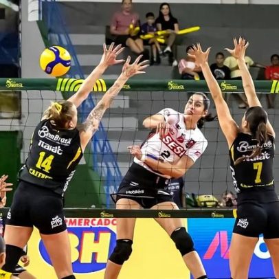 Quartas da Superliga Feminina: Praia Clube x Sesi Bauru; horário e onde assistir