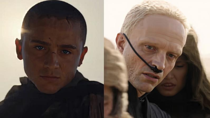 Primeiro trailer de 'Duna: Parte Três' mostra caracterizações de Timothée Chalamet e Robert Pattinson — Foto: Divulgação