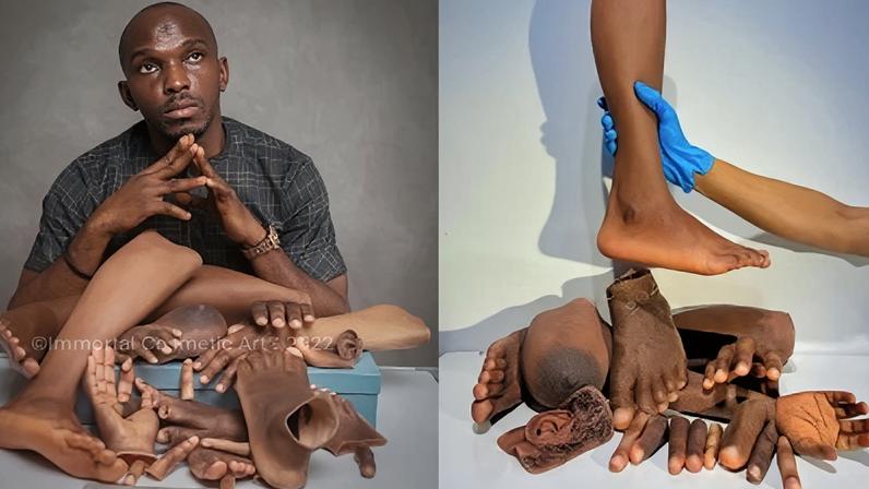 Immortal Cosmetic Art constrói próteses adaptadas ao povo africano