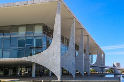Fachada do Palácio do Planalto em Brasília