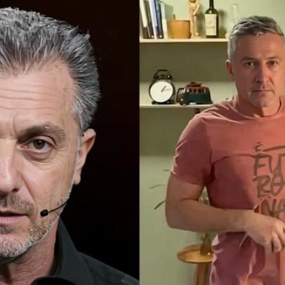 Jovem viraliza ao mostrar pai idêntico a Luciano Huck; apresentador reage