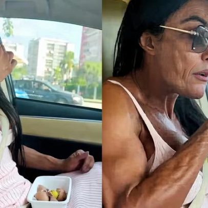 Gracyanne Barbosa viraliza após vídeo comendo marmita em farol fechado