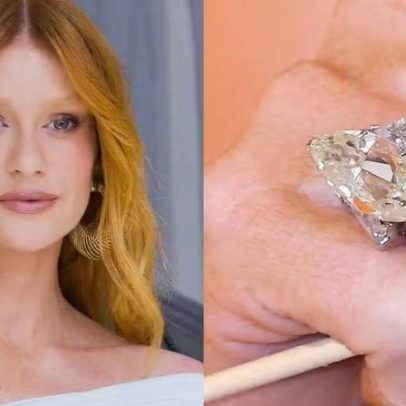 Marina Ruy Barbosa explica por que nem sempre usa anel de noivado de R$ 1 milhão