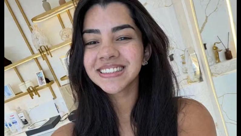 Ary Mirelle se surpreende com peso na balança: 'Parece miragem'; veja antes e depois e quantos kg ela perdeu — Foto: Reprodução/Instagram