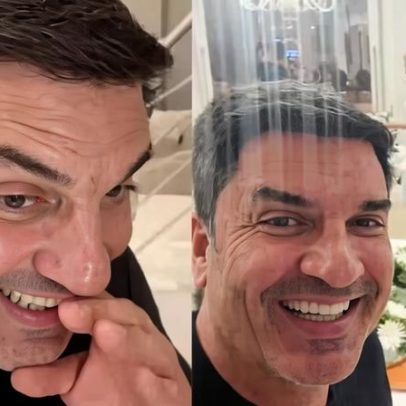 Ana Hickmann e Edu Guedes ajudam na festa de aniversário de Alezinho em casa