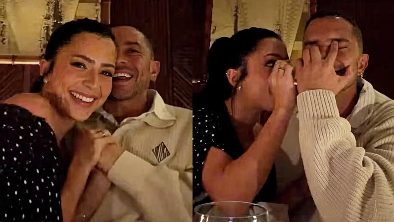 Jade Picon compartilha vídeos de momentos descontraídos com namorado