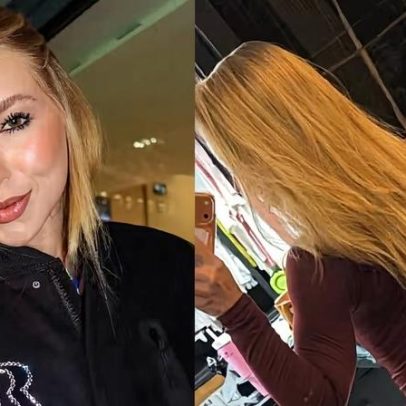 Virginia posa com "LOVE" em closet de Vini Jr durante estadia em Madri